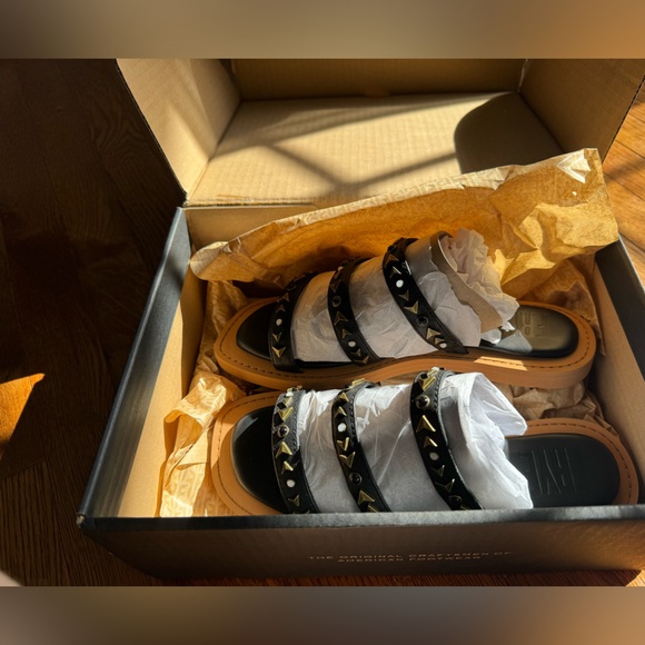 Frye // Faye Studded Slides new in box - Picture 5 of 10